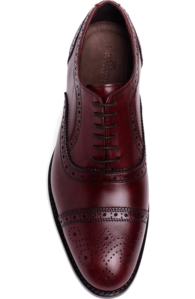 Anthony Veer Ford Brogue Oxford, Alternate, color, Dark Red