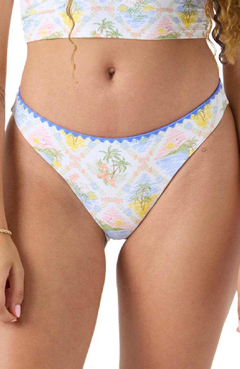 Roxy Catch My Drift Hipster Bikini Bottoms, Main, color,