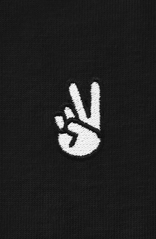 Dalix Womens Peace Sign Jersey Relaxed Tee