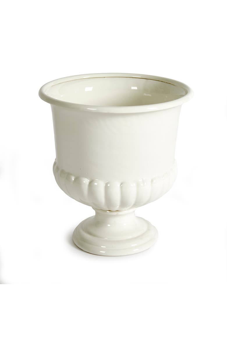 Mirabelle Decorative Pedestal Bowl, Main, color, White