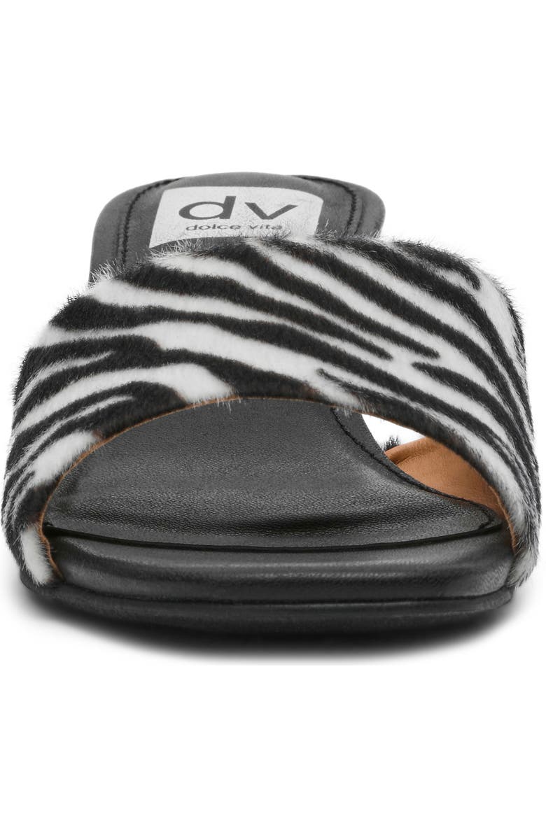 DV by Dolce Vita Brendah Slide Sandal, Alternate, color, Zebra