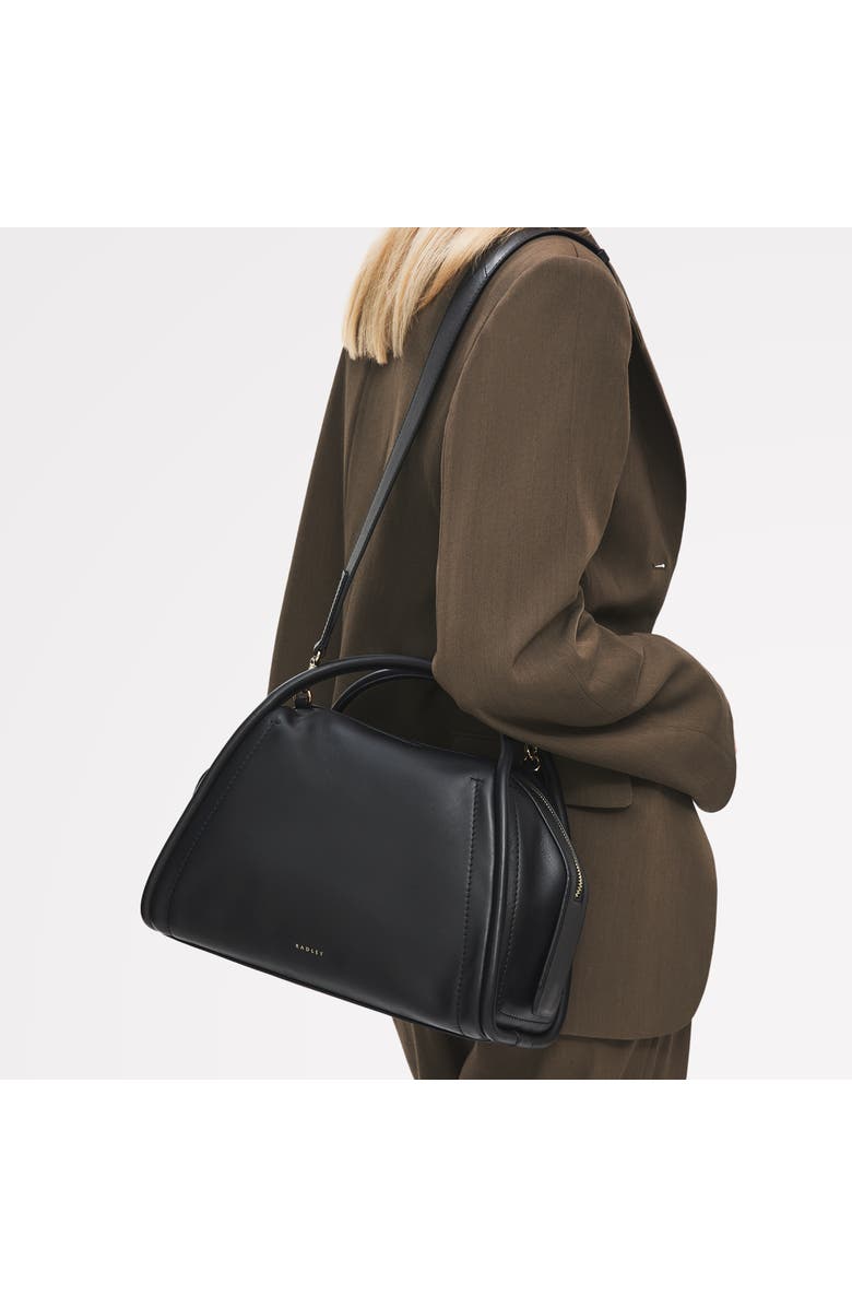Radley The Golborne Medium Ziptop Satchel Bag, Alternate, color, Black