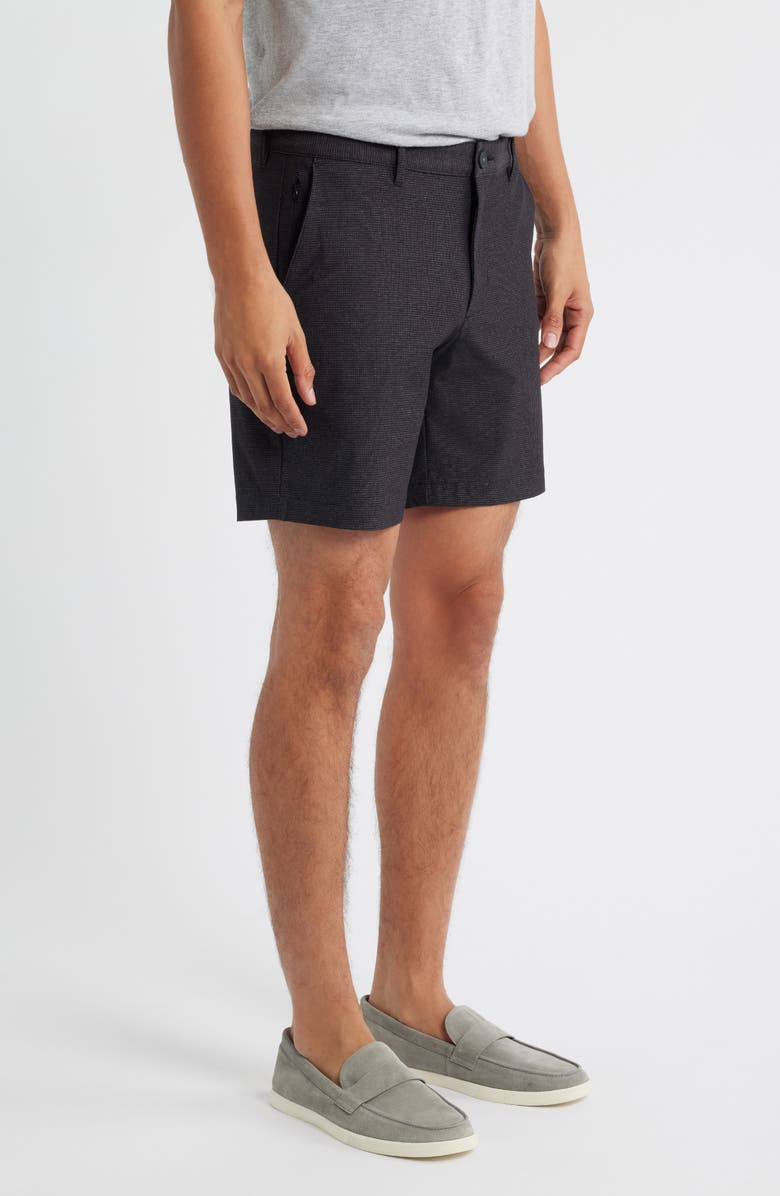 Tommy Bahama Chip Shot IslandZone<sup>®</sup> Stretch Nylon Blend Ripstop Shorts, Alternate, color, Black