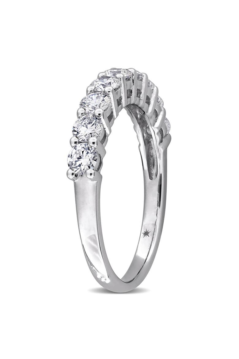 1 CTW Lab-Grown Diamond Band 10k White Gold, Alternate, color, White Gold