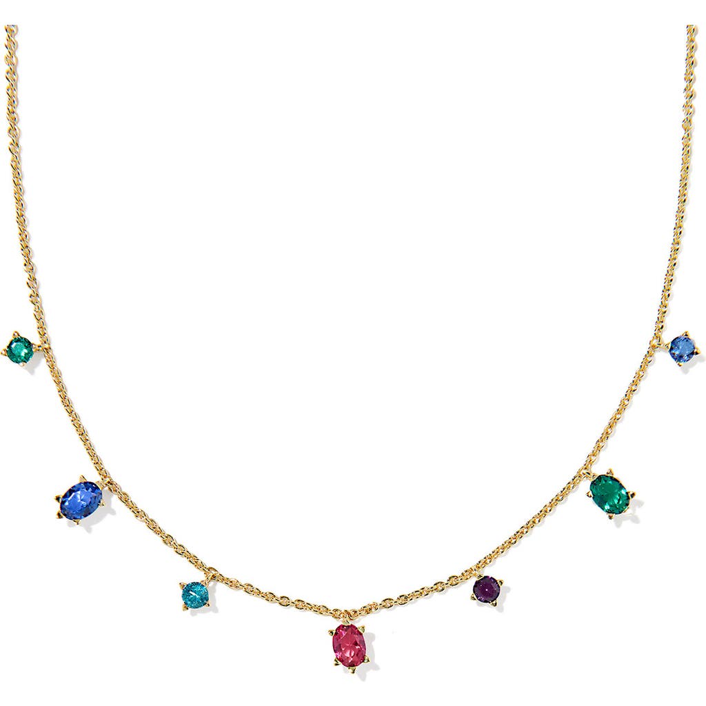 Kendra Scott Cailin Delicate Strand Necklace In Multi
