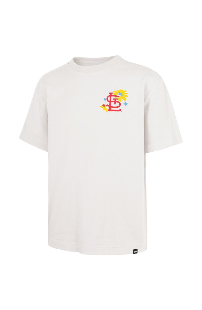 '47 Men's '47 Cream St. Louis Cardinals Flora Foundation T-Shirt, Alternate, color, White