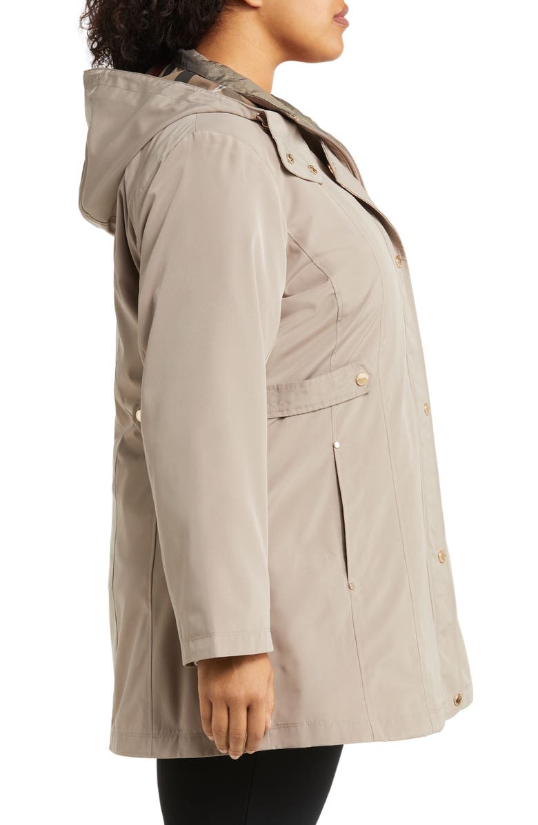 Gallery Water Resistant Rain Jacket, Alternate, color, Taupe