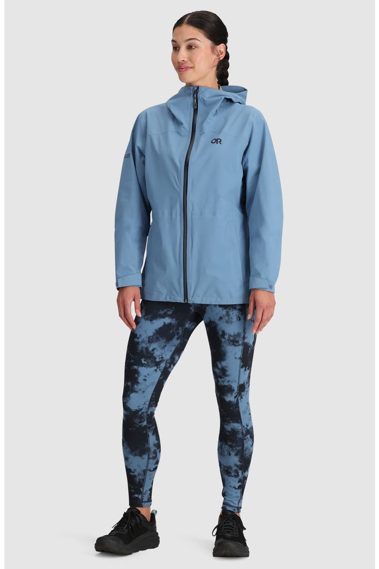 Stratoburst Packable Rain Jacket, Alternate, color, OLYMPIC
