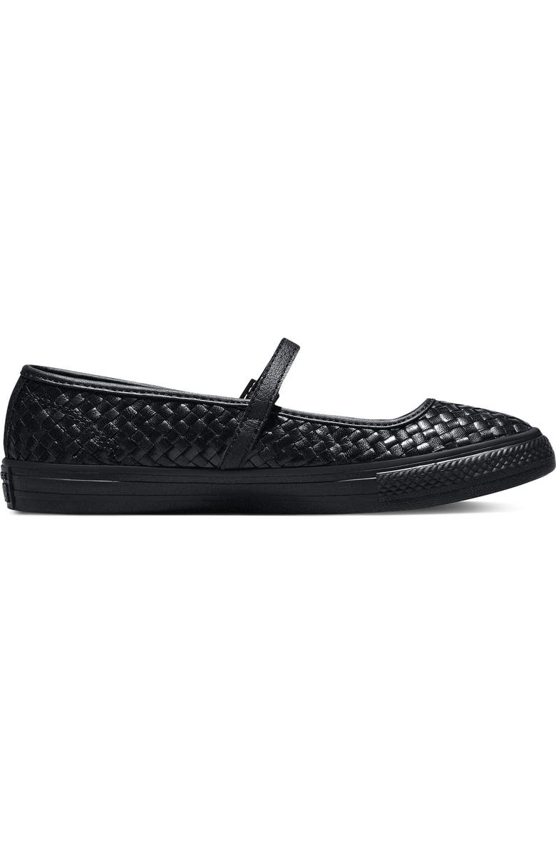 Converse Chuck Taylor All Star Dainty Mary Jane Sneaker, Alternate, color, Black/ Black