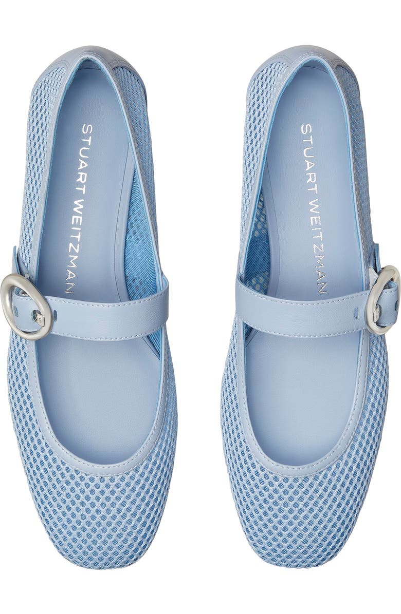 Stuart Weitzman Arabella Mary Jane, Alternate, color, Cielo