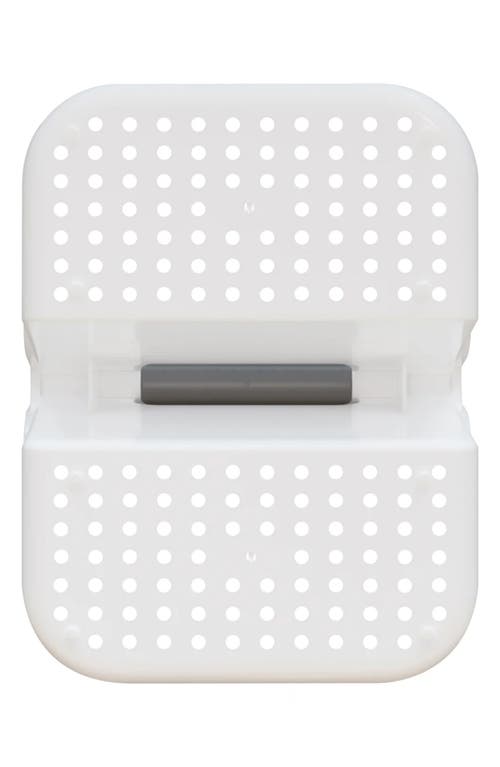 J&v Textiles J And V Textiles Portable Shower Caddy In White