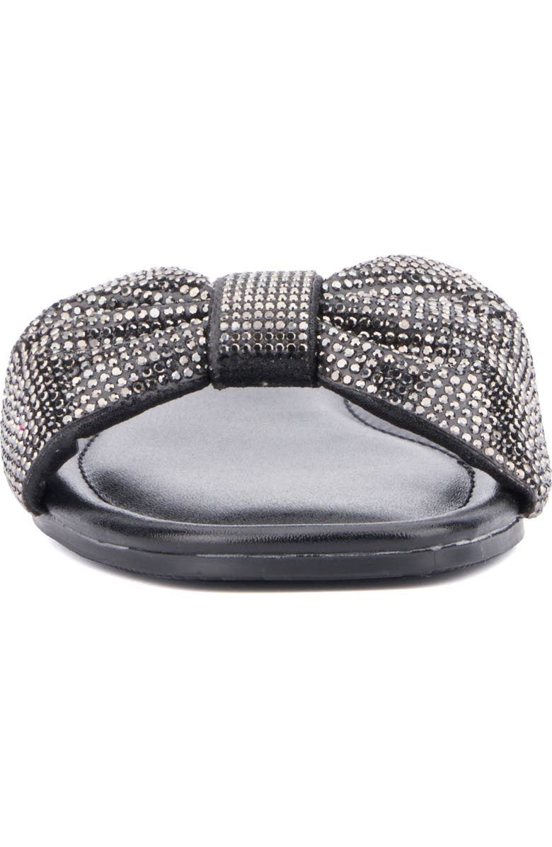 NEW YORK AND COMPANY Karli Rhinestone Slide Sandal, Alternate, color,