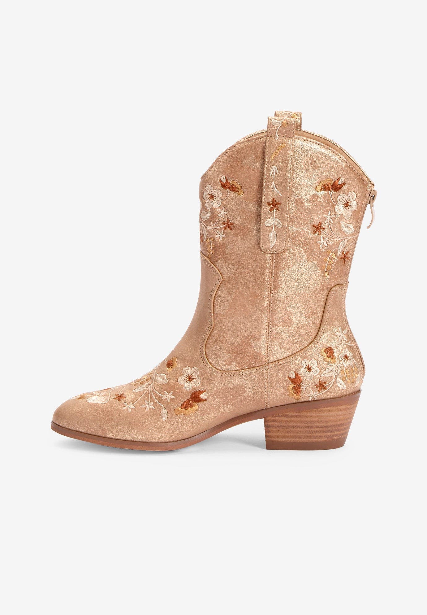 The Irma Wide Calf Boot, Alternate, color, GOLD