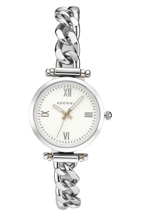 Cannes Chain Bracelet Watch, 28mm