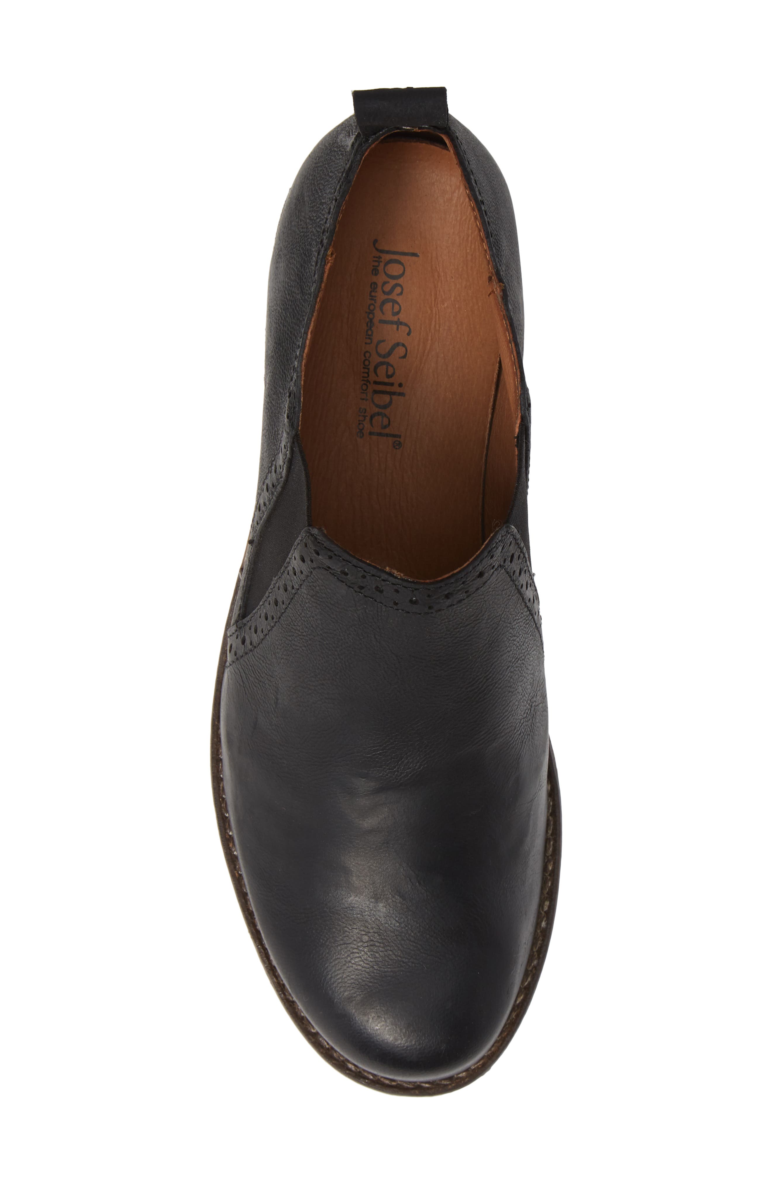 Sienna 91 Slip-On Flat, Alternate, color, BLACK LEATHER