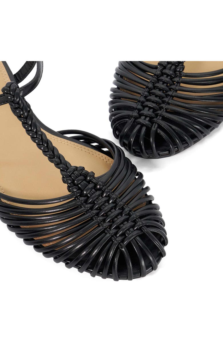 Dune London Harmoni Ankle Strap Sandal, Alternate, color, Black