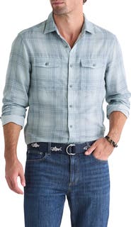 vineyard vines Plaid Chiller Double Cloth Button Up Shirt