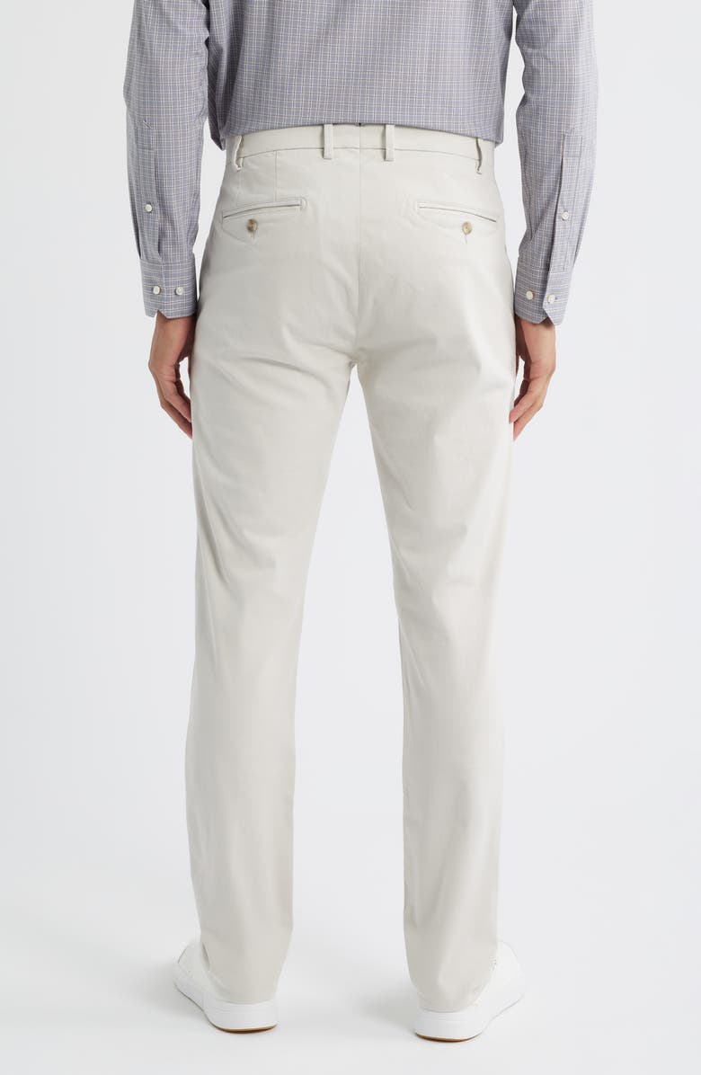 Peter Millar Signature Sateen Flat Front Pants, Alternate, color, Stone