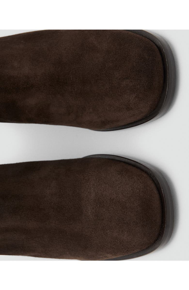 MANGO Square Toe Boot, Alternate, color, Chocolate