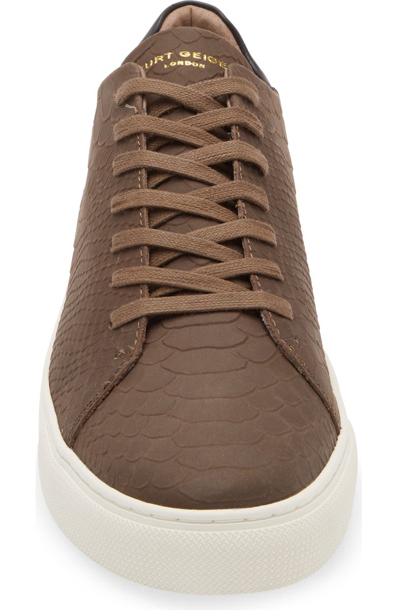 Kurt Geiger London Lennon Croc Embossed Sneaker, Alternate, color,