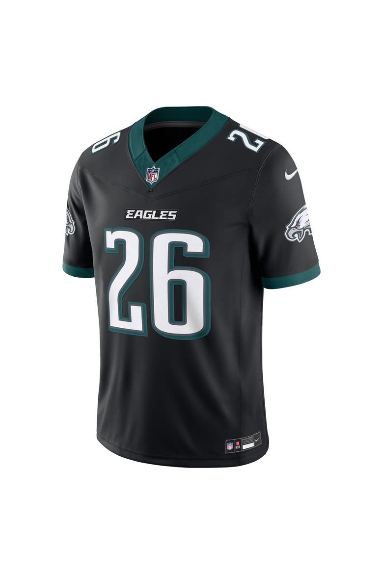 Men's Nike Saquon Barkley Black Philadelphia Eagles Alternate Vapor F.U.S.E. Stitched Limited Jersey, Alternate, color, Black