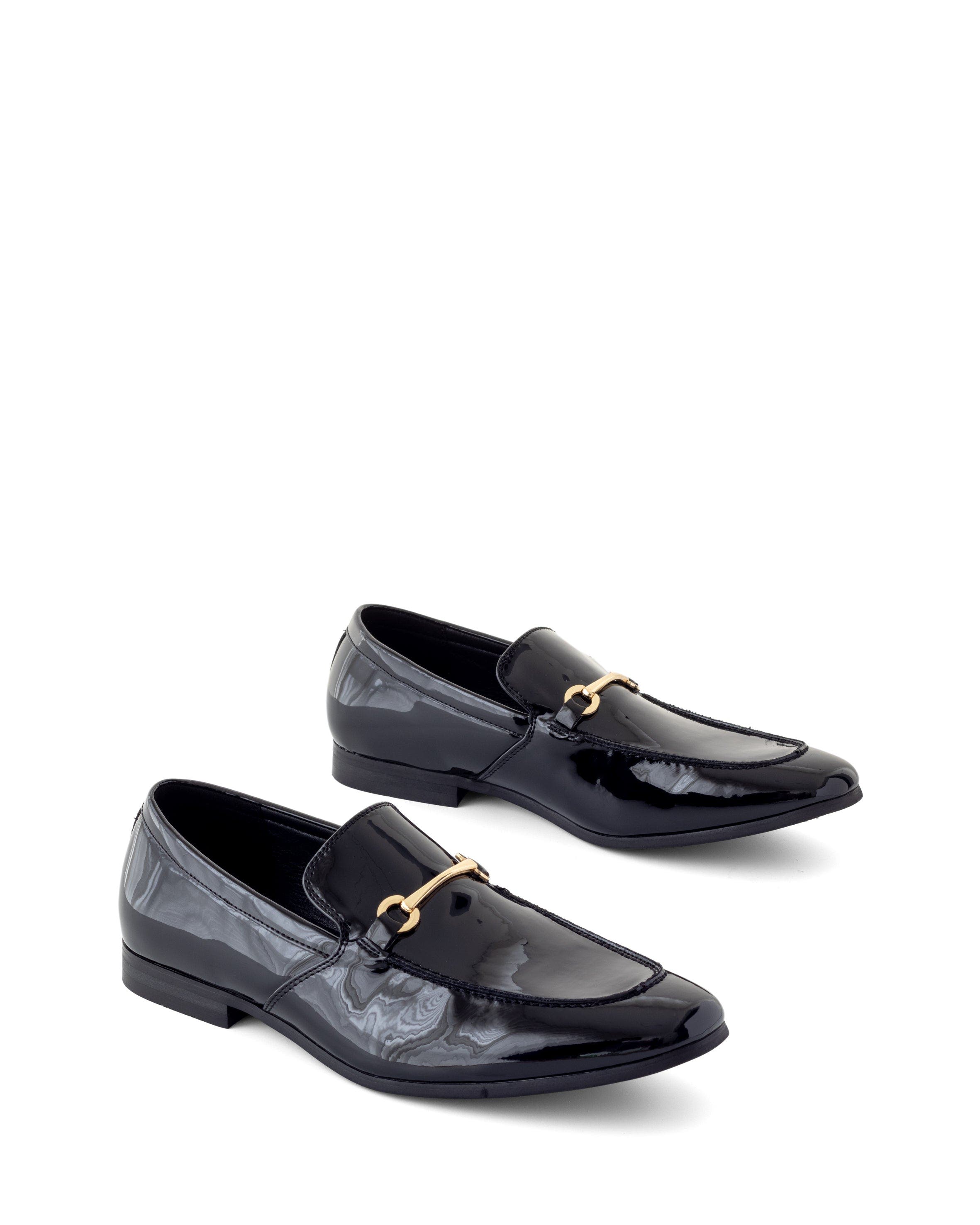 Uncut Archie Loafer, Alternate, color, Black Patent Pu