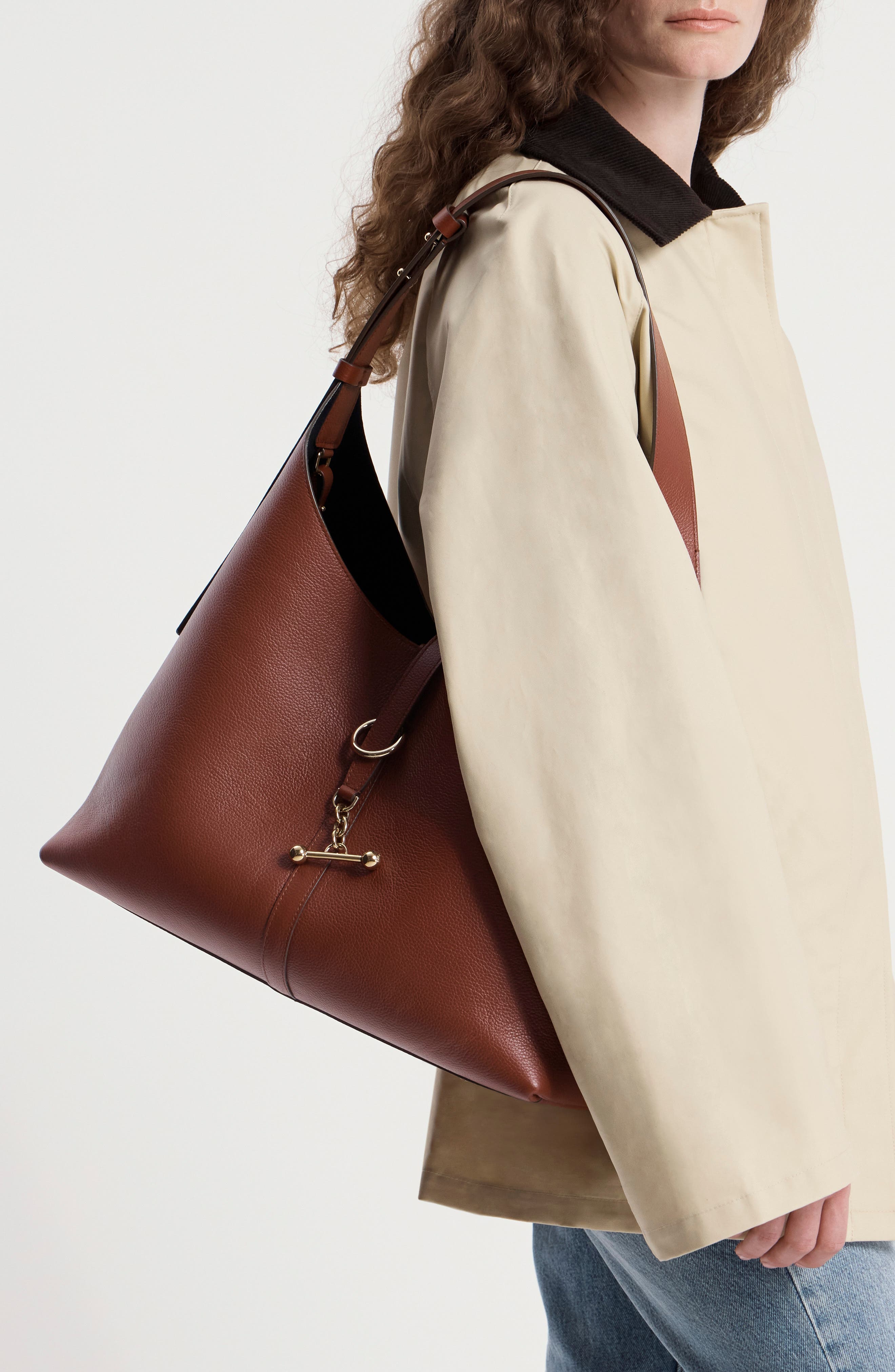 Maxi Kite Hobo Bag, Alternate, color, WALNUT