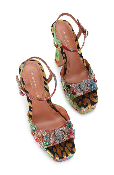 Chelsea Platform Peep Toe Sandal