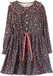 Beet World Girls Adelaide Velvet Tie Dress
