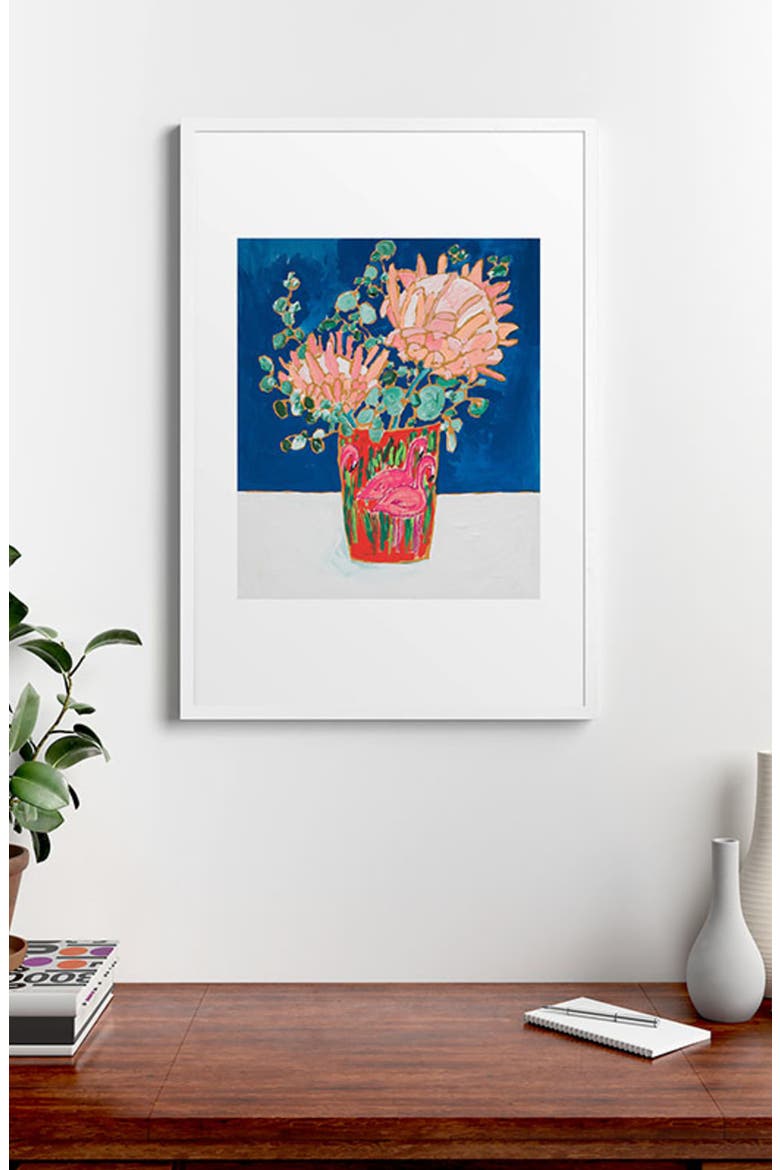 Magical Marrakech Framed Art Print, Alternate, color, BLUE