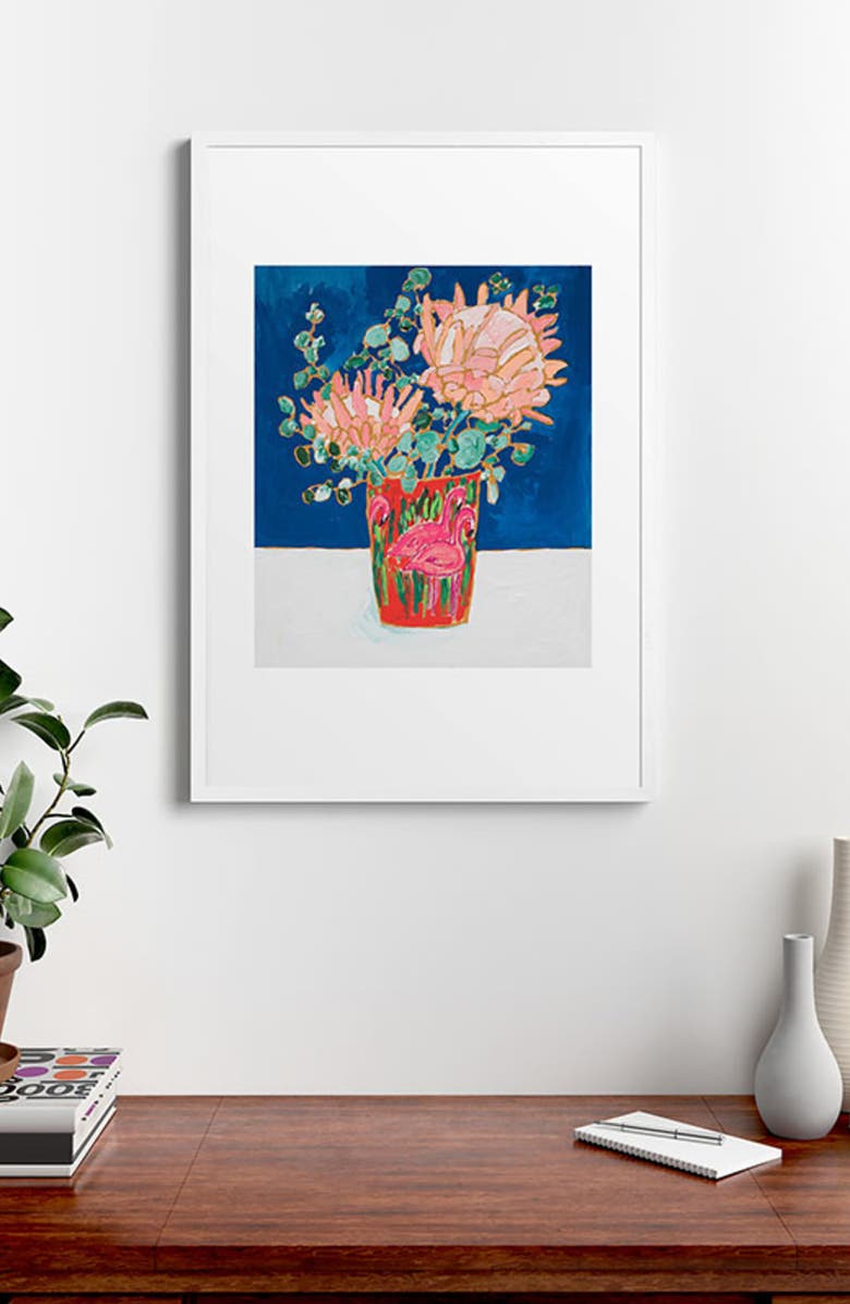 Deny Designs Magical Marrakech Framed Art Print, Alternate, color, Blue