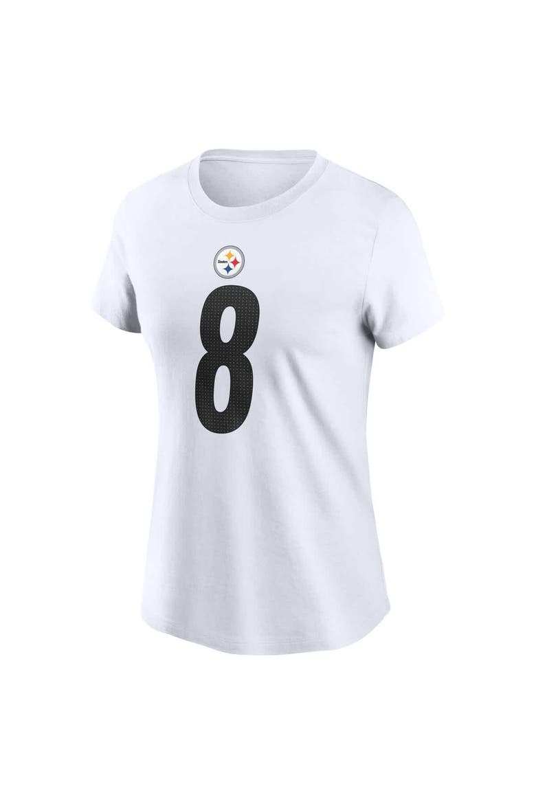 Women's Nike Aaron Rodgers White Pittsburgh Steelers Name & Number T-Shirt, Alternate, color, White