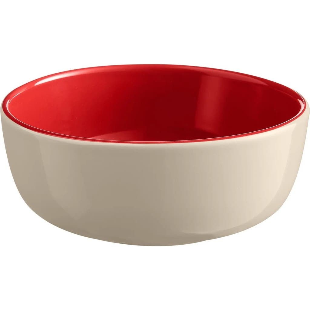 Emile Henry Everyday Dinnerware 6.25 Inch Cereal Bowl, 0.75 Qt In Rouge