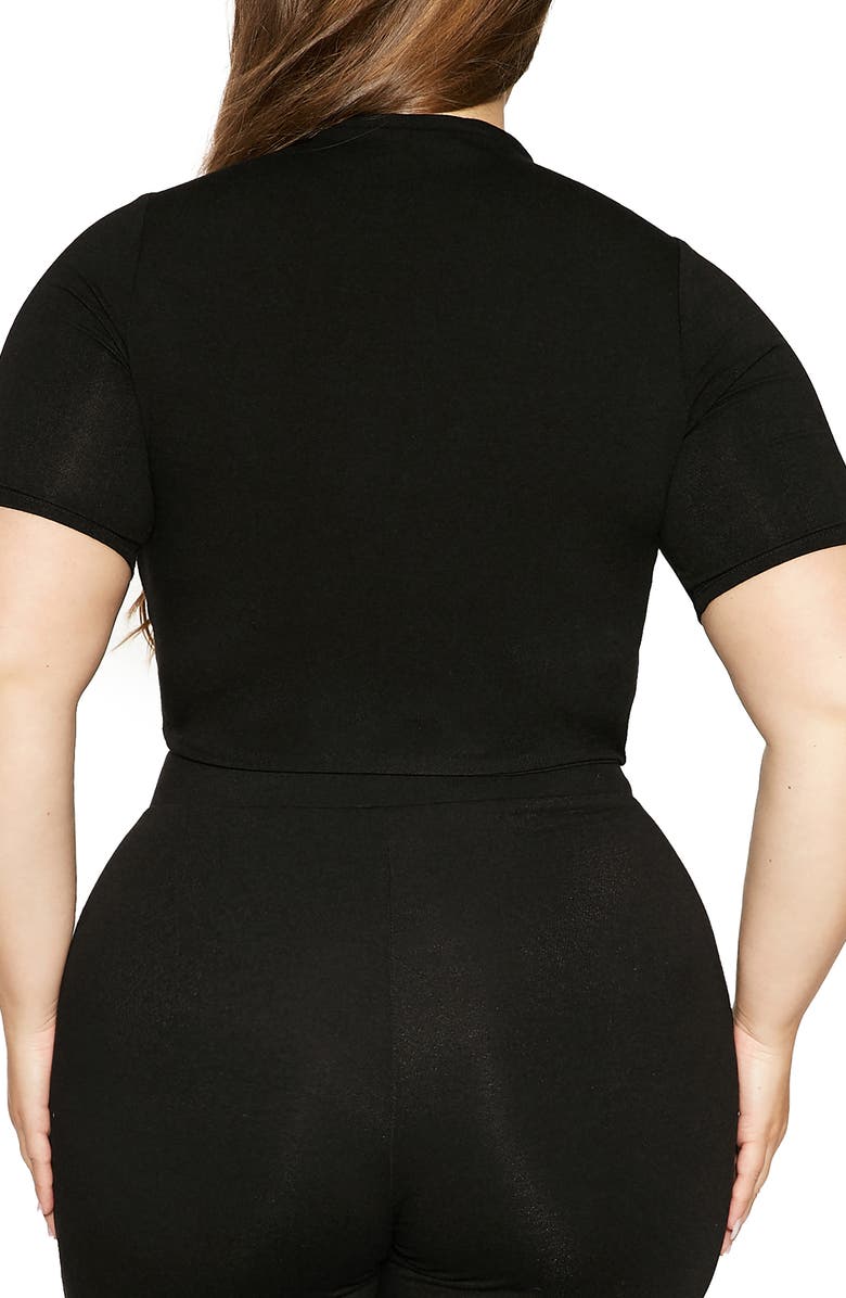 Naked Wardrobe Sweet T Crop Top, Alternate, color, 