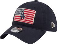 New Era Men's New Era Navy Los Angeles Dodgers Americana Flag 9TWENTY Adjustable Hat