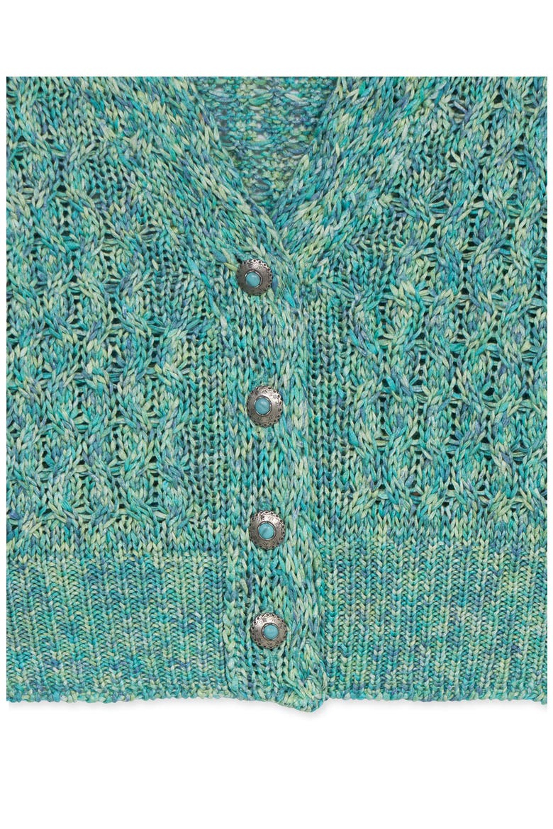 Lola Knit Cardigan, Alternate, color, TURQUOISE