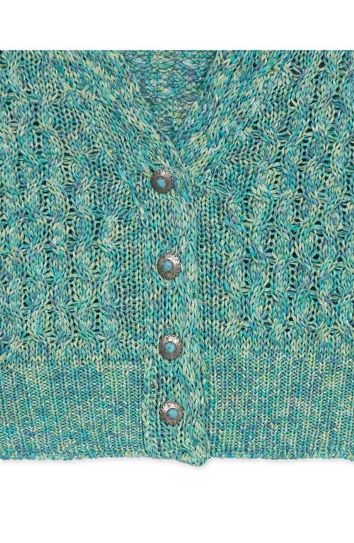 Fortela Lola Knit Cardigan In Blue