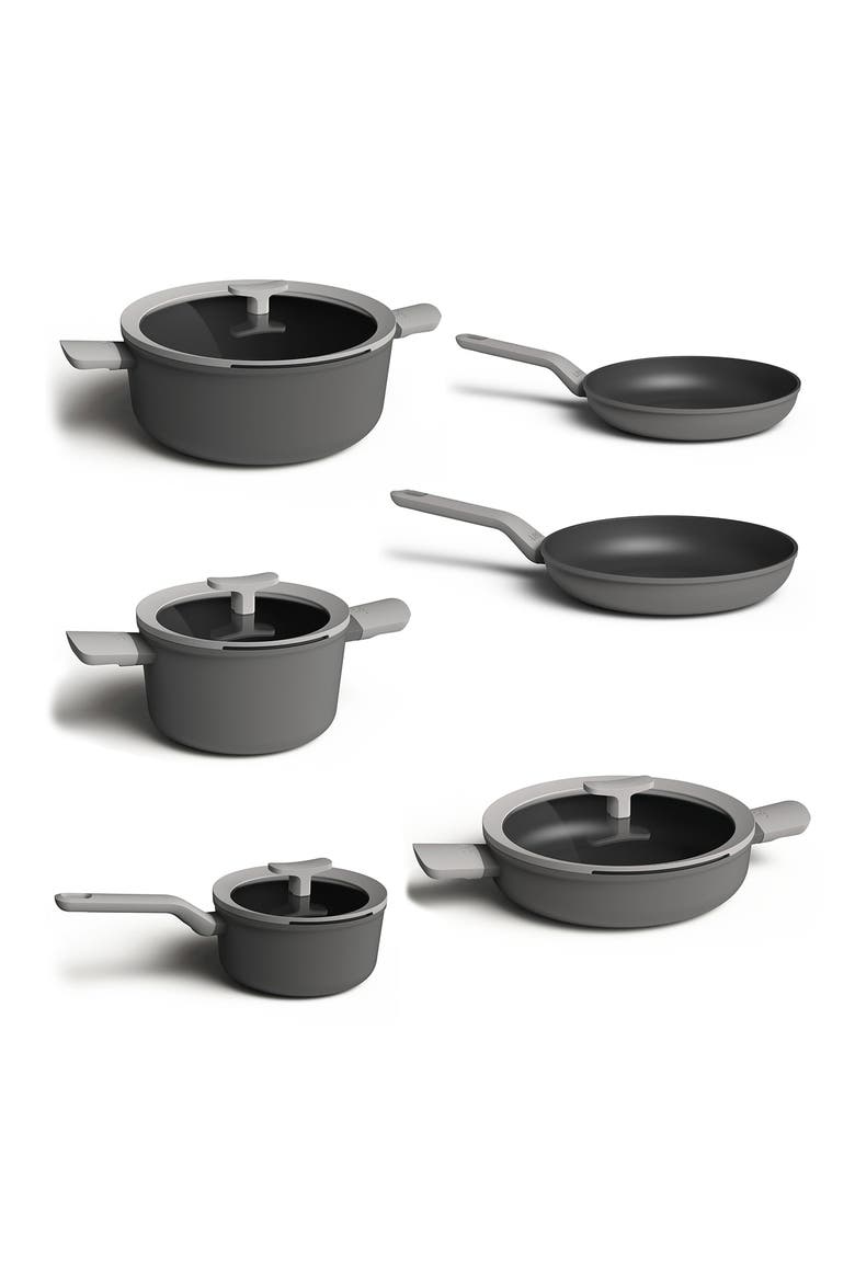 INTERNATIONAL Leo 10-Piece Cookware Set, Main, color, GREY