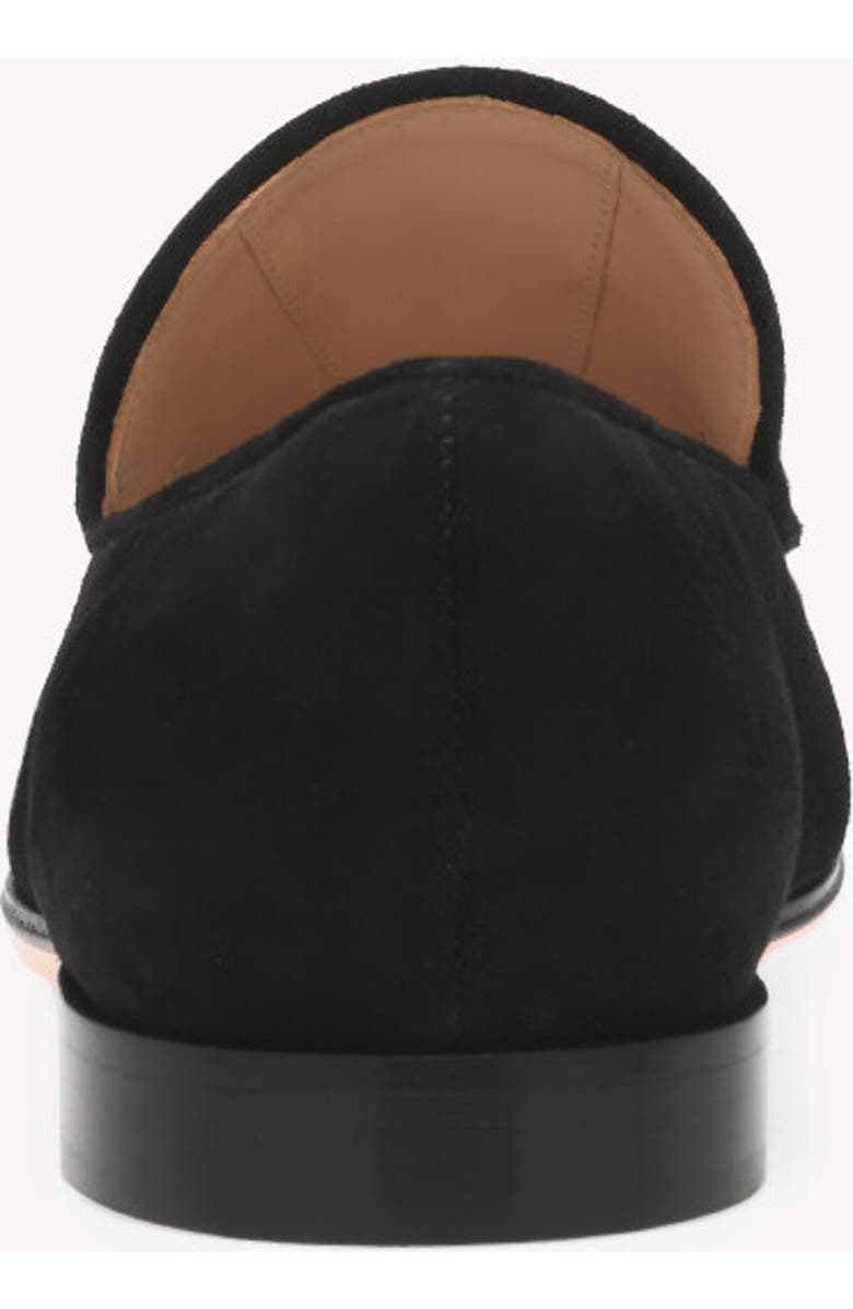 Gianvito Rossi Vittoria Mocassin, Alternate, color, Black Suede