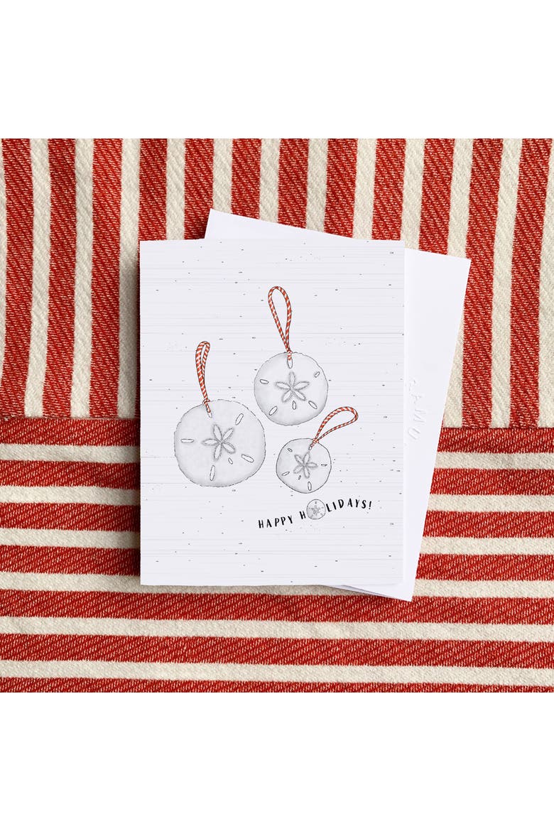 Winter/Holiday Greeting Card Pack Sets (3 ct) Happy Holidays Sand Dollar, Alternate, color, Multi-Pack