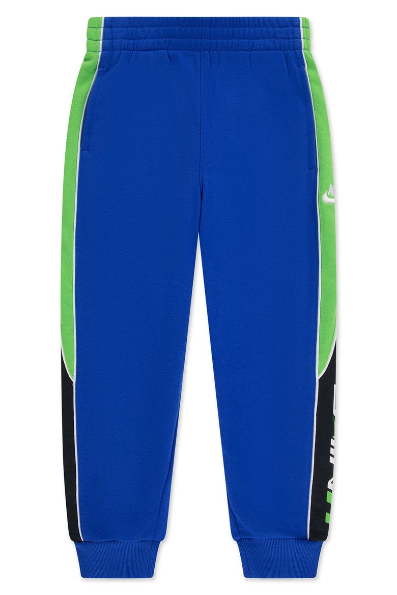 Kids' Victory Lap French Terry Jogger Pants, Alternate, color, GAME ROYAL