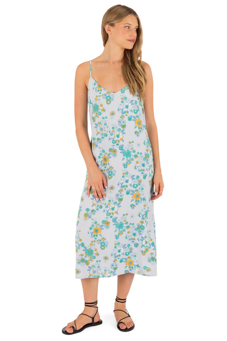 Beverly Open Back Slip Sundress, Alternate, color, ICELAND