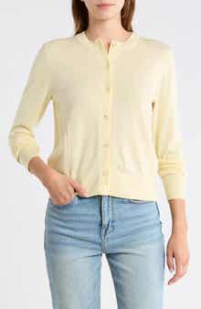 BOSS Fadenasi Virgin Wool Cardigan