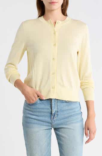 BOSS Fadenasi Virgin Wool Cardigan