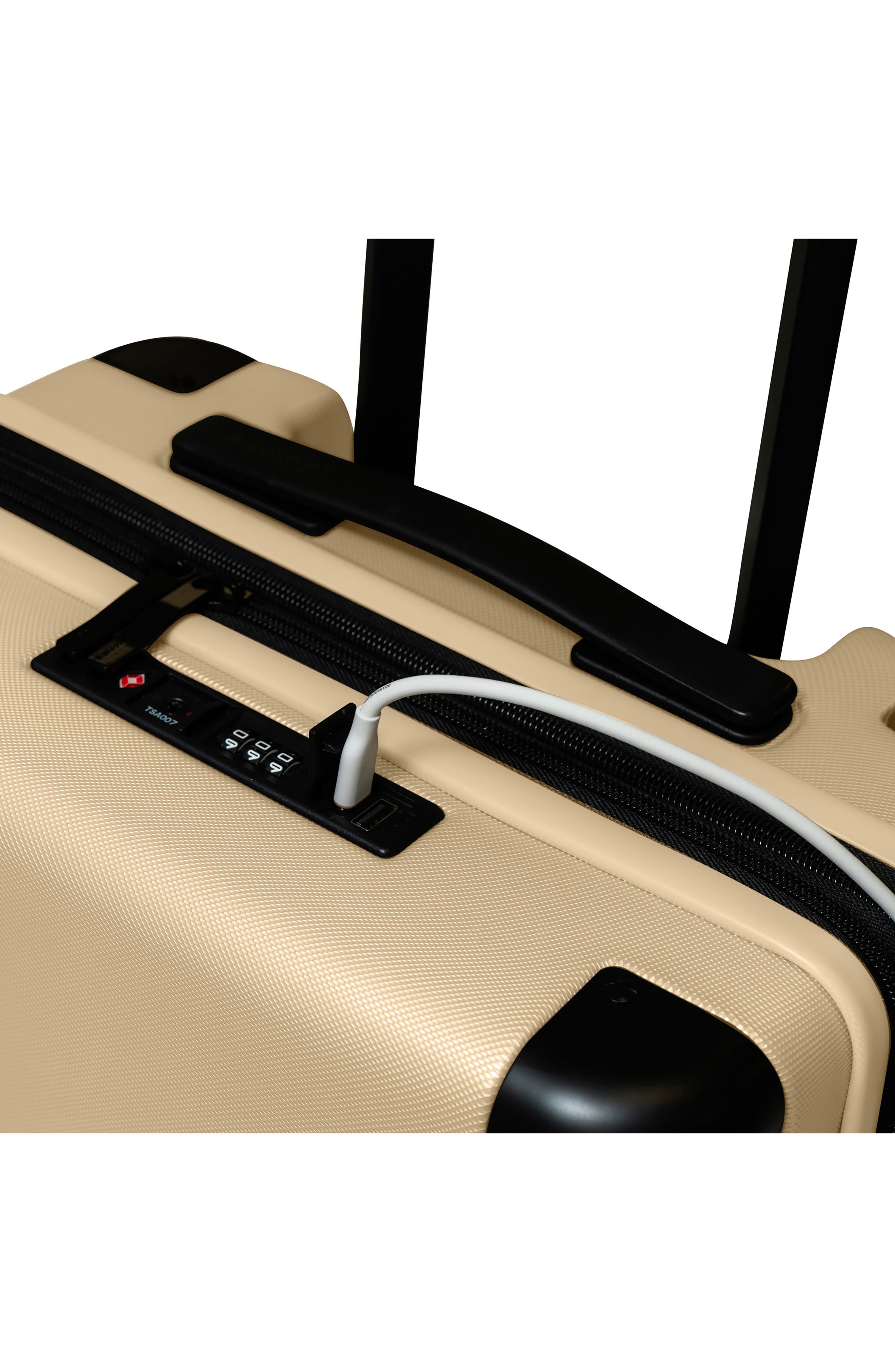 CHAMPS Earth 3-Piece Wheeled Luggage Set, Alternate, color, Sand