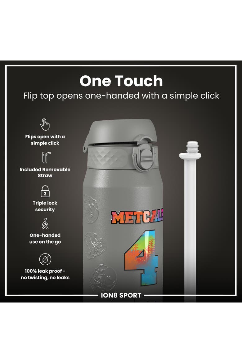 NFL PA Thermal Steel Water Bottle - Signature Series, Alternate, color, 4