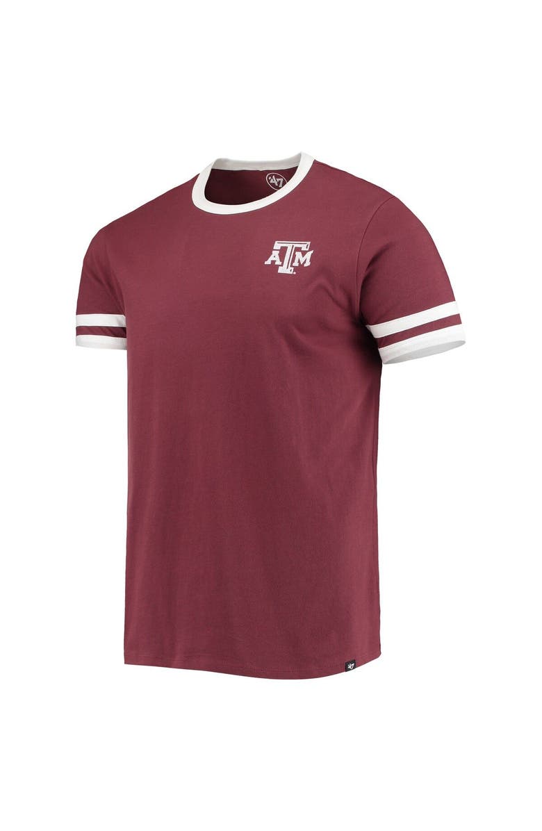 '47 Men's '47 Maroon Texas A&M Aggies Otis Ringer T-Shirt, Alternate, color, 