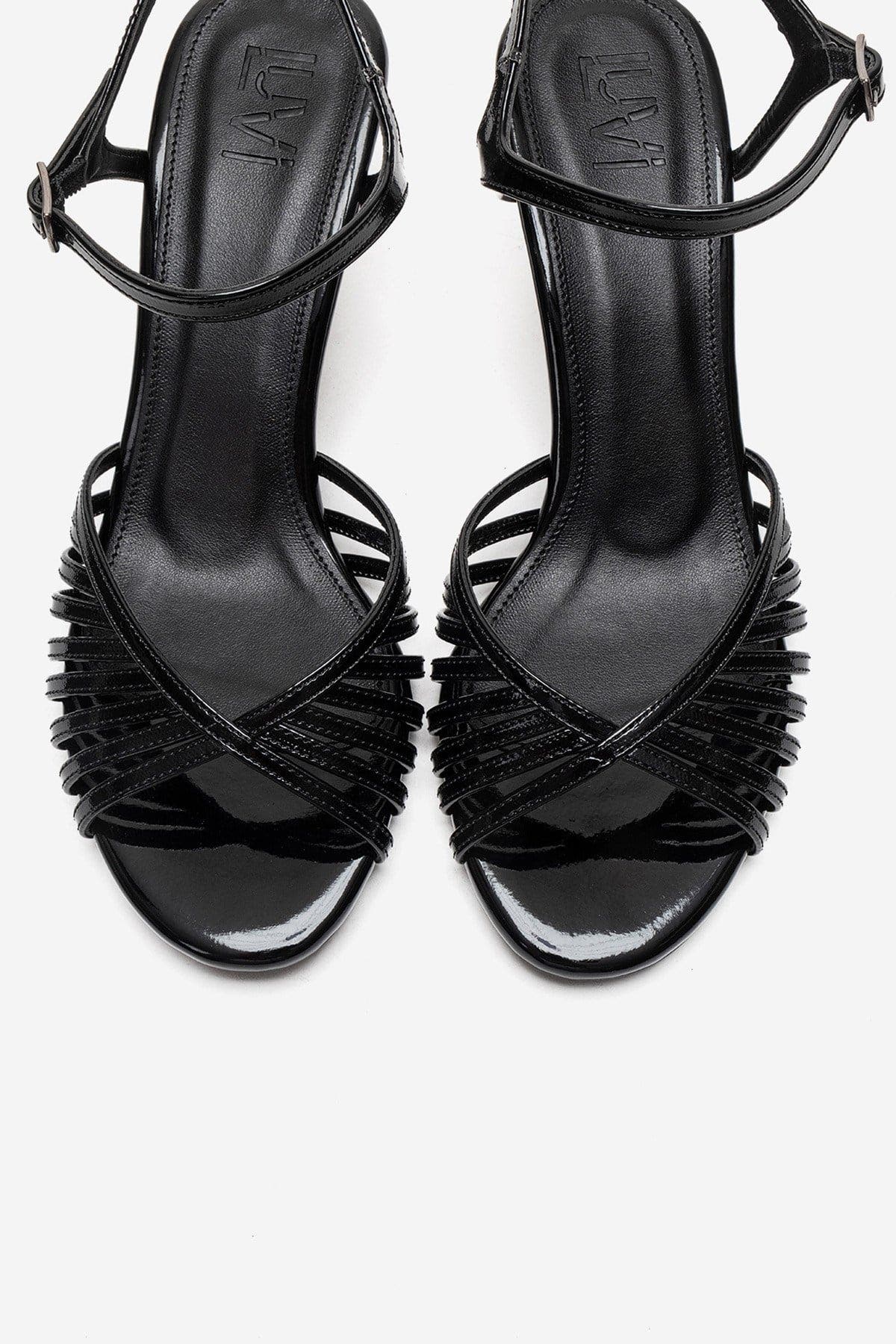 Prologue Shoes Danica Stiletto Sandal, Alternate, color, Black