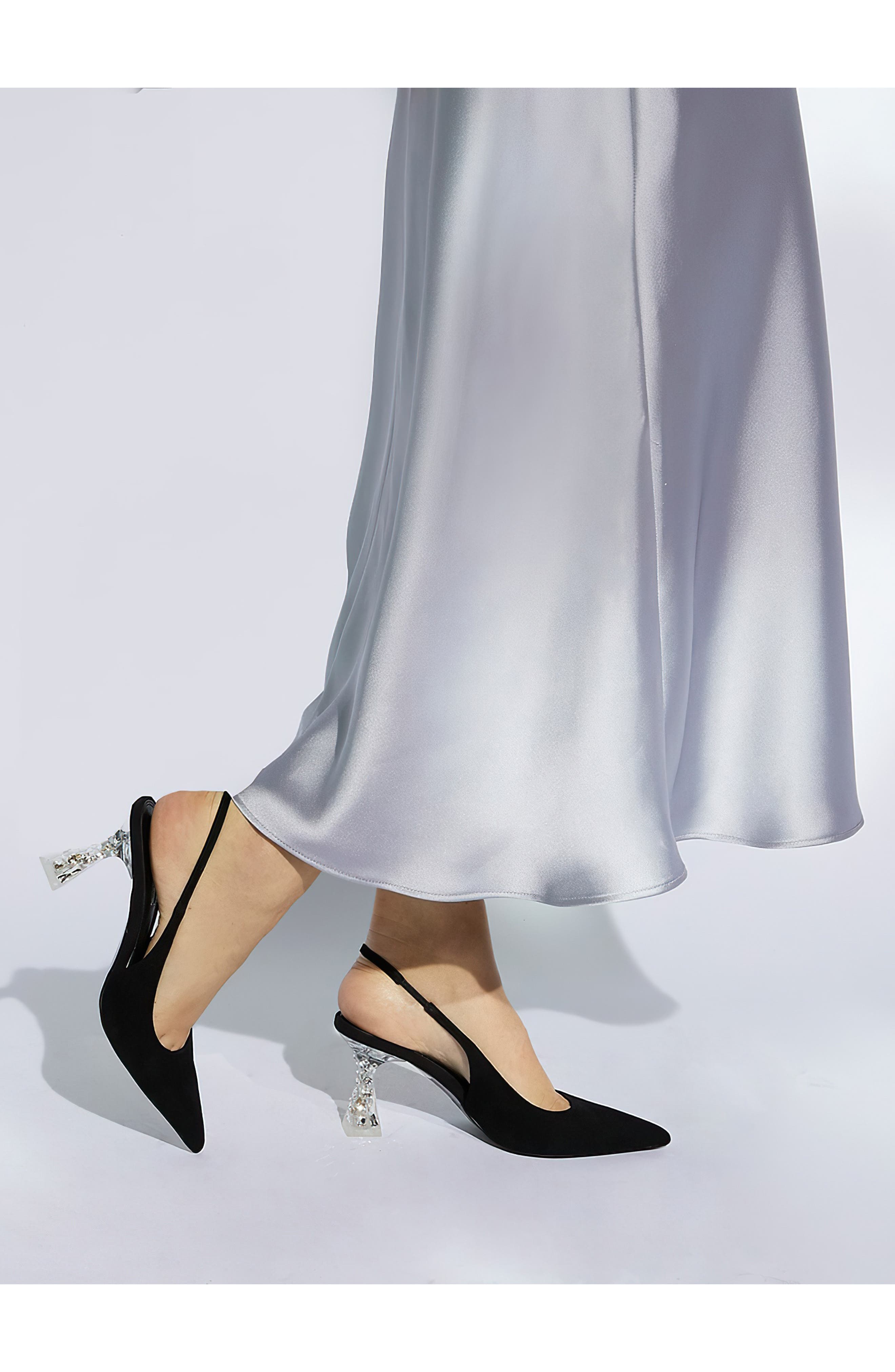 Dune London Carnation Slingback Pump, Alternate, color, Black