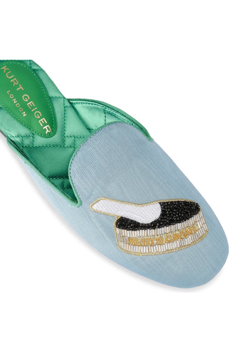 Kurt Geiger London Beaded Slipper, Alternate, color, Light/ Pastel Blue